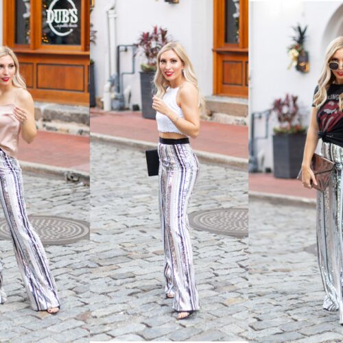 3 WAYS TO STYLE SEQUIN PANTS NEW YEAR'S EVE