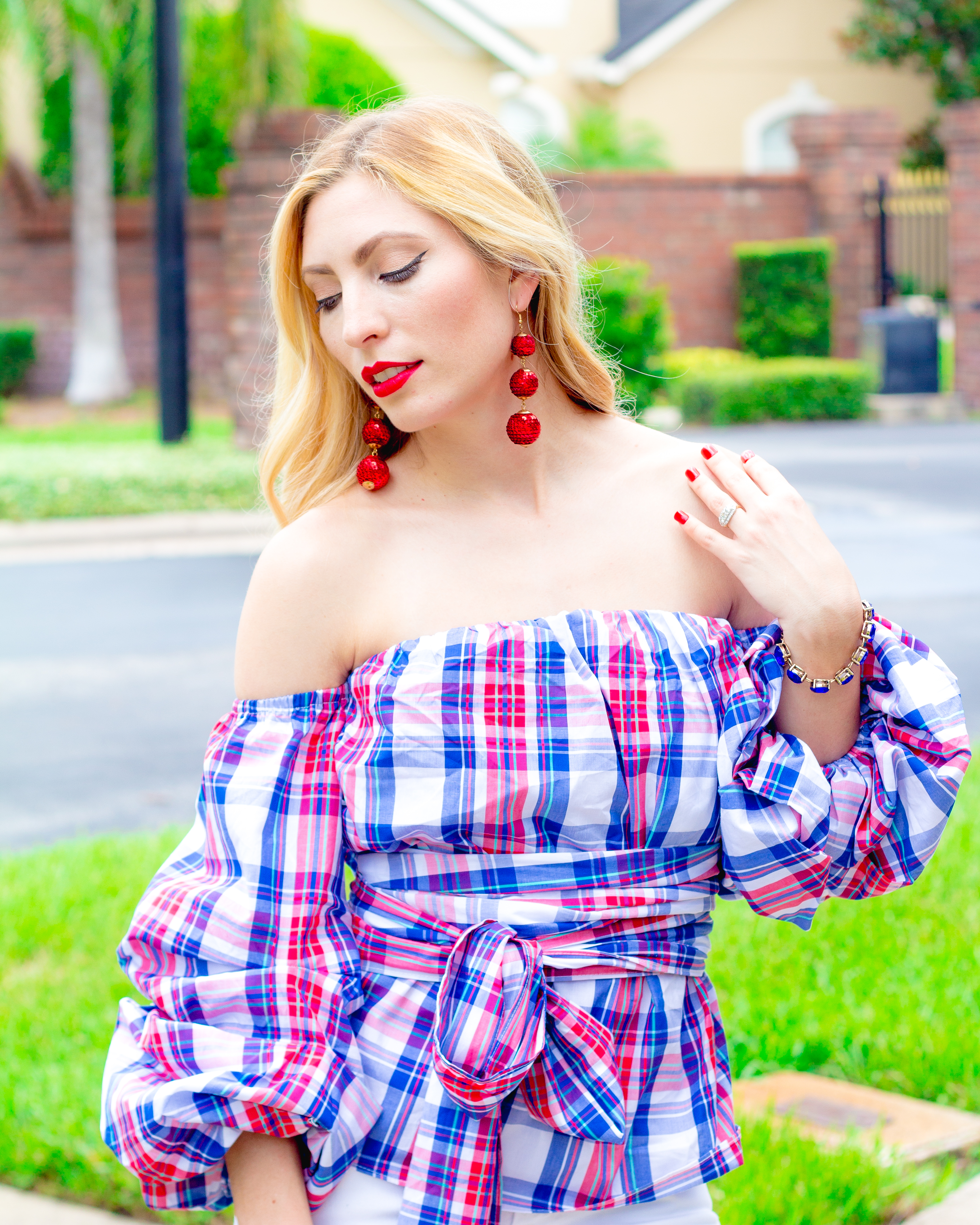 4TH OF JULY OOTD RED, WHITE, AND BLUE