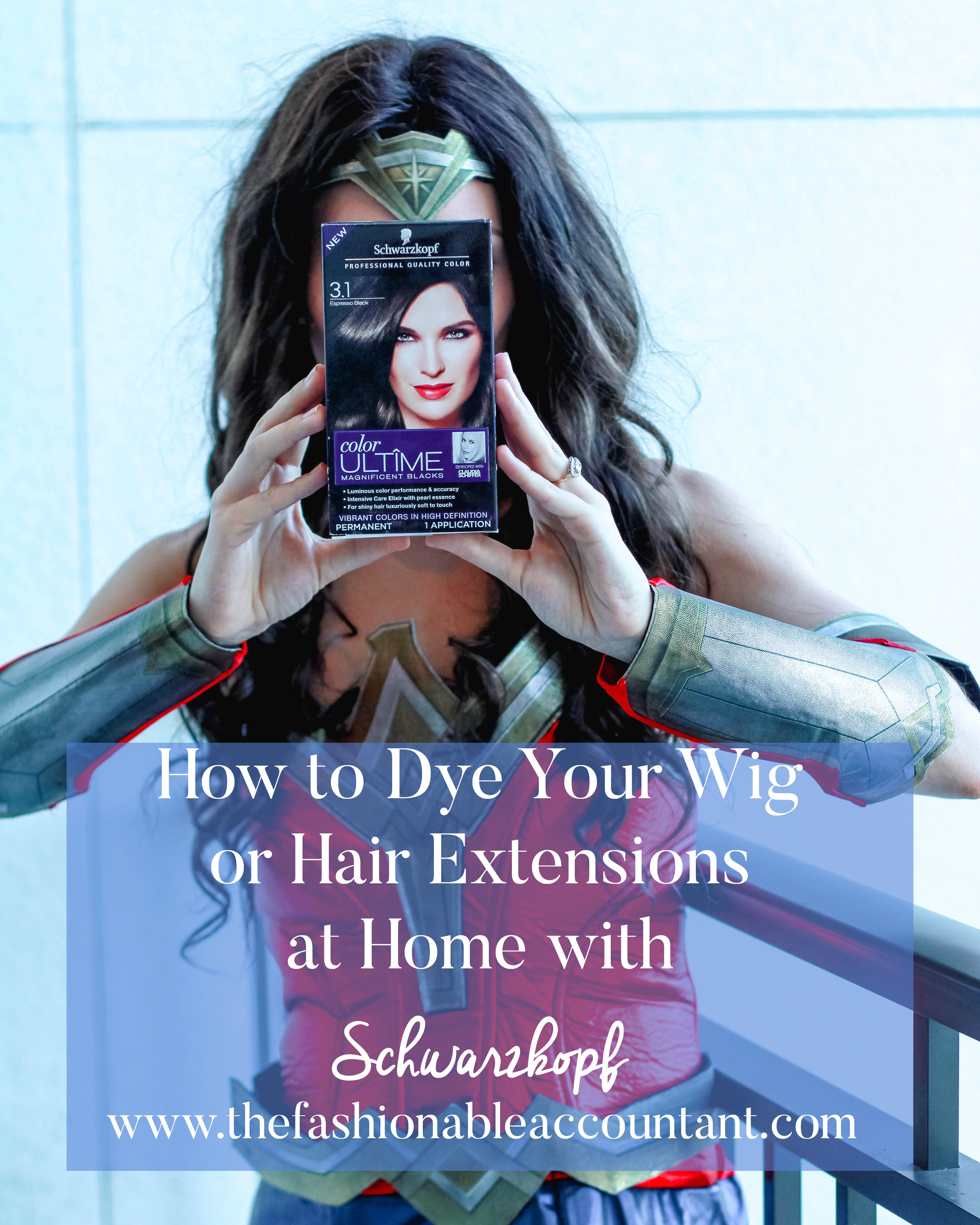 DYE YOUR WIG AND HAIR EXTENSIONS AT HOME