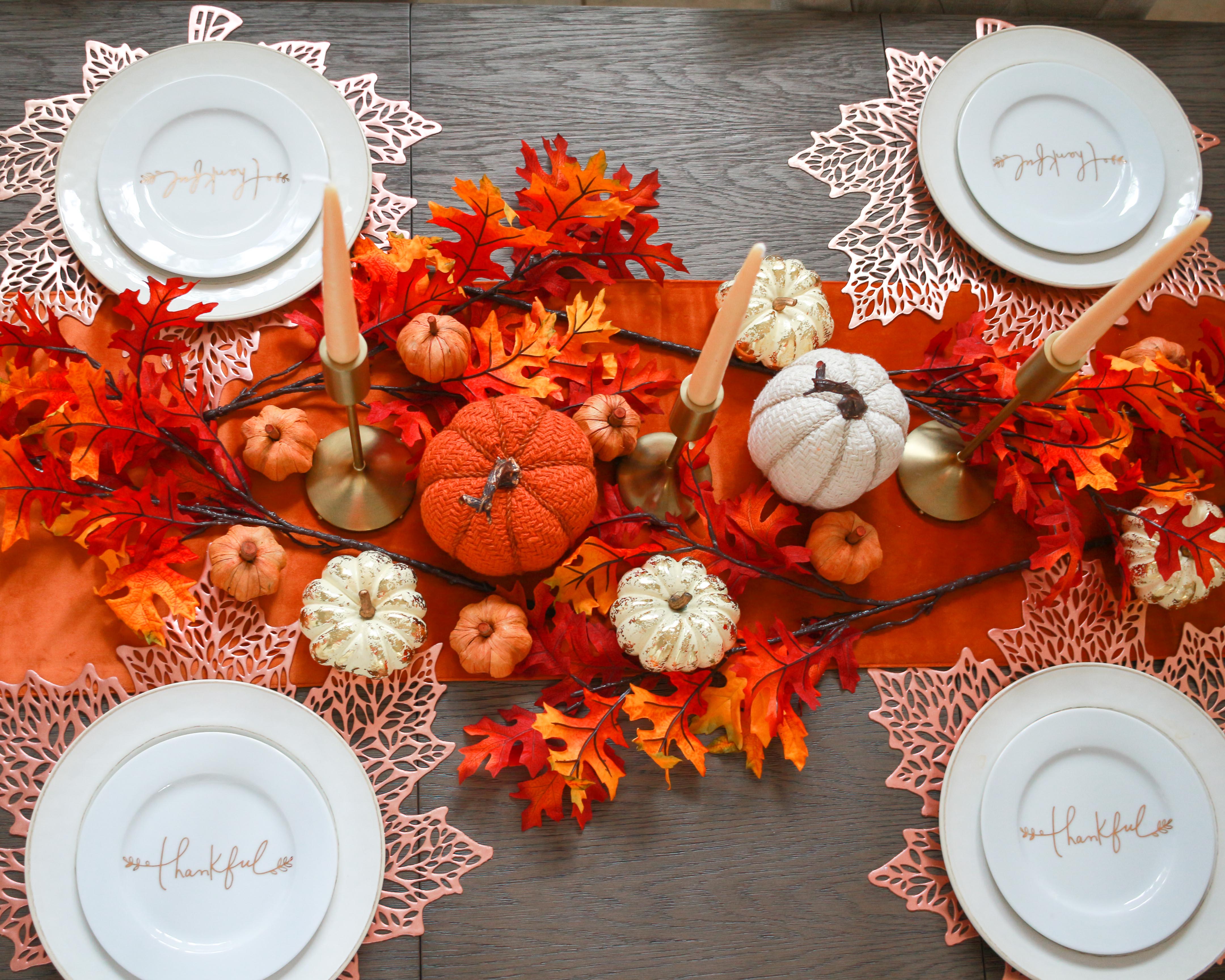 BEAUTIFUL FALL TABLE DECOR