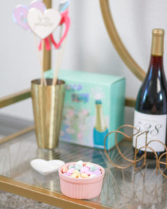 GALENTINE'S BAR CART AND CHAMPAGNE COCKTAIL