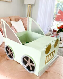 DIY CARDBOARD BOX CARS (WITH FREE PRINTABLE) - The Fashionable Accountant