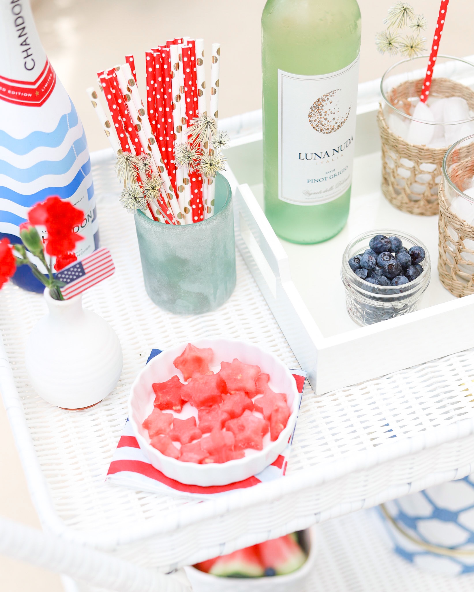 RED, WHITE, AND BLUE WINE SPRITZER