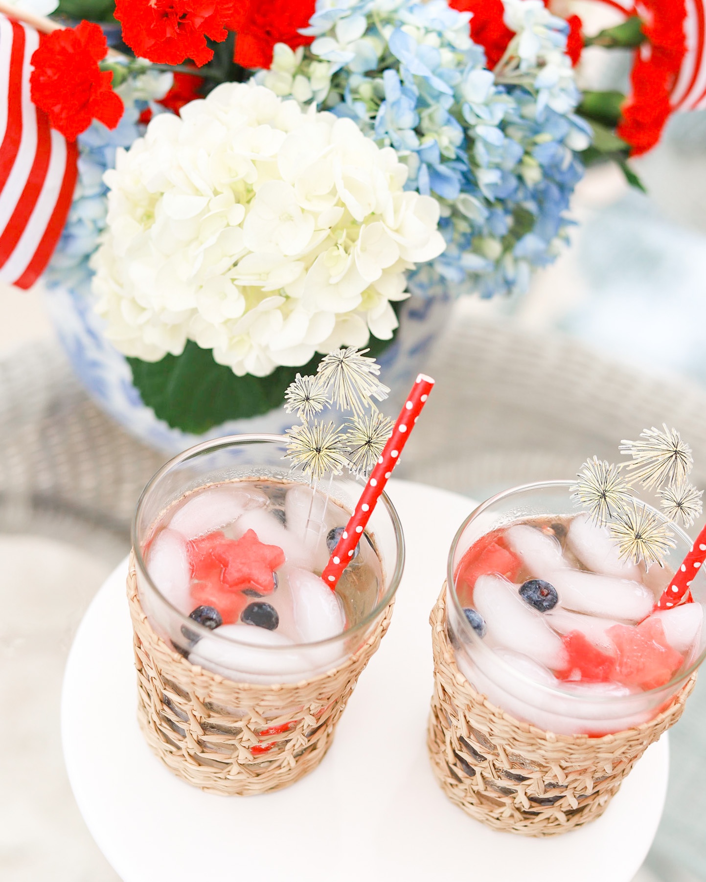 RED, WHITE, AND BLUE WINE SPRITZER